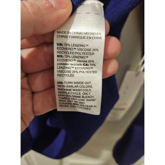 Chico's ECOVERO Mock Neck Sweater Florentina Plum Purple Womens XXL‎ Size 4 NWT - Picture 5 of 8